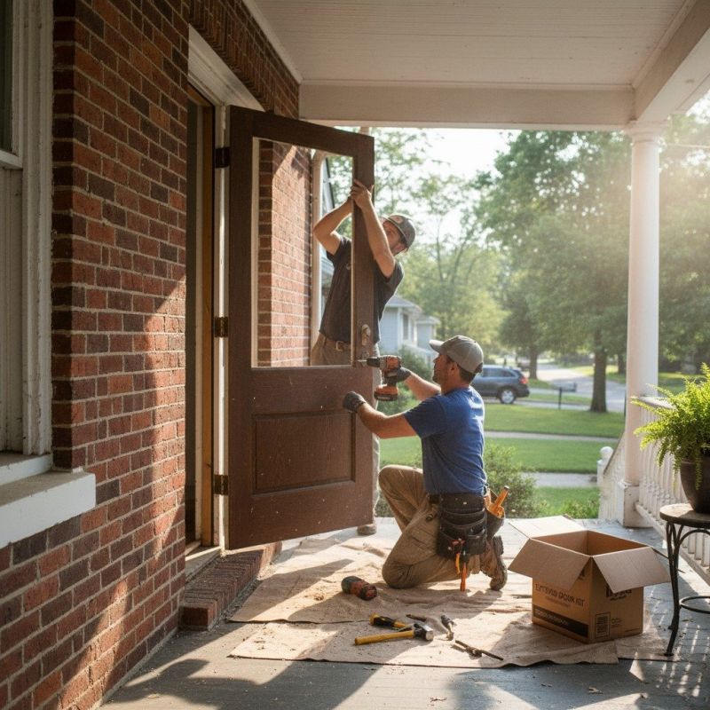 Local Porch Column Installation pros at work